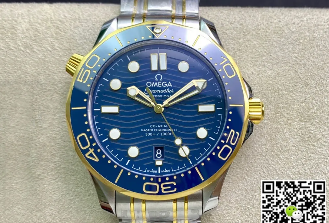 Omega Seamaster Diver 300M 210.20.42.20.03.001 OR Factory 1:1 Best Edition Replica Watch Blue Bezel